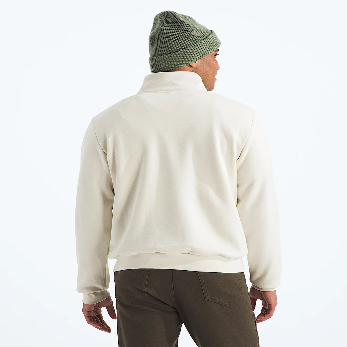 Men's Quarter-Zip Pullover - White