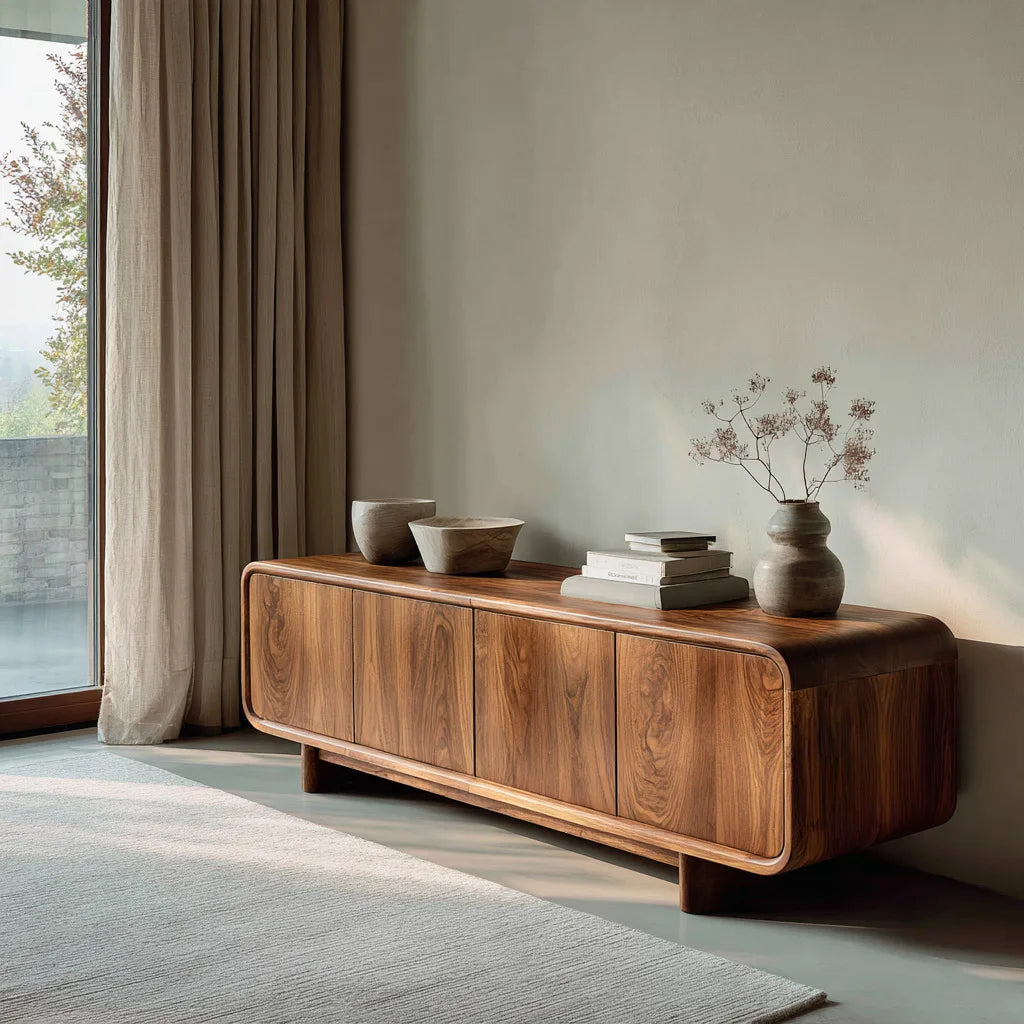 Contemporary Minimal Storage Sideboard For Dining Room