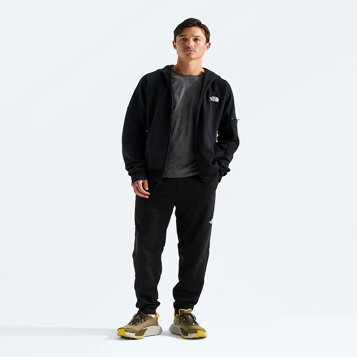 Men's Full-Zip Fleece Jacket - Black