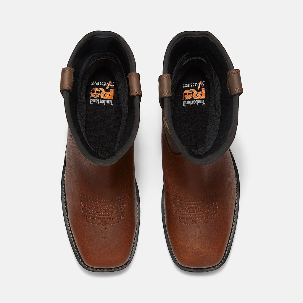 Men's Waterproof Pull-On Soft Toe Work Boot