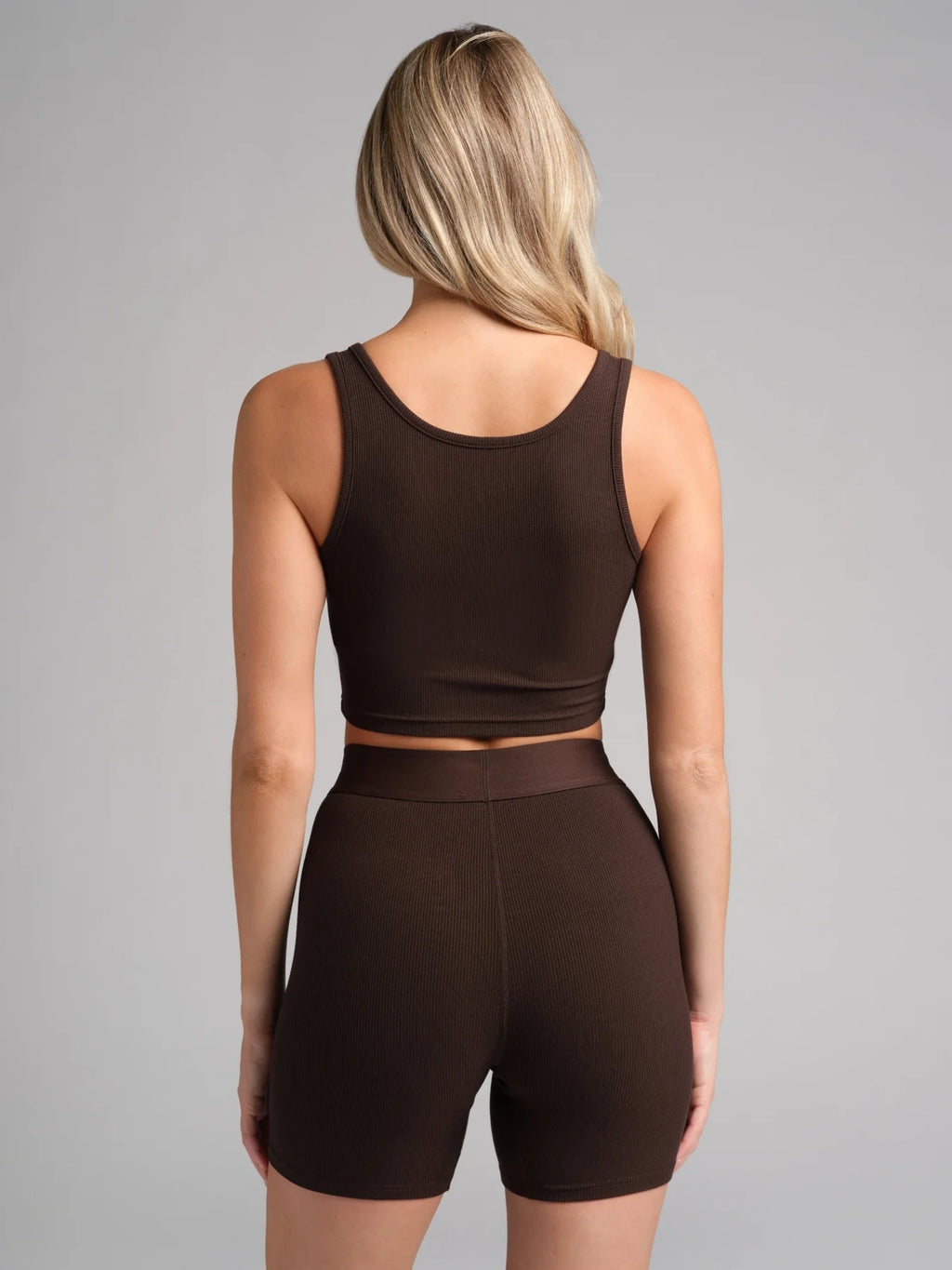 Ribbed High-Neck Crop Tank 3-Pack