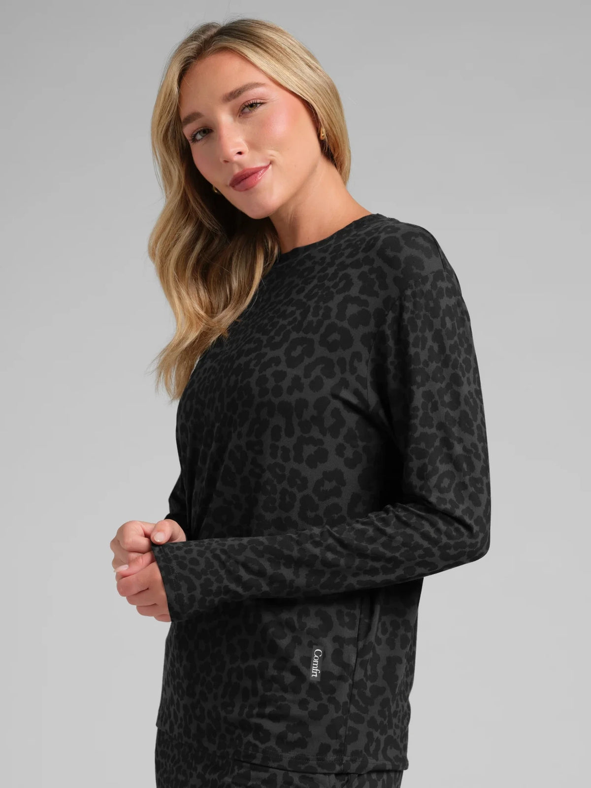 Long-Sleeve Lounge T-Shirt - Black