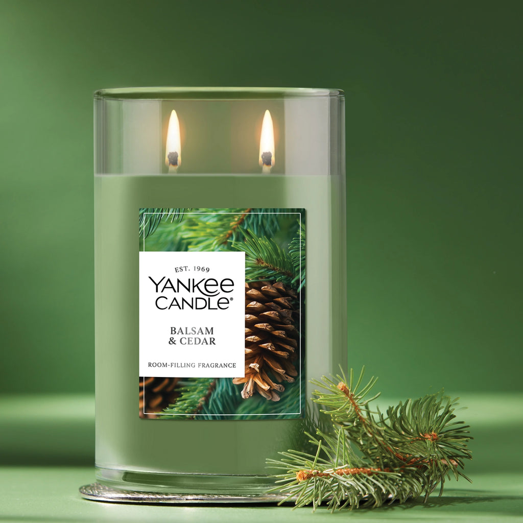 Large Tumbler Candle - Balsam Cedar