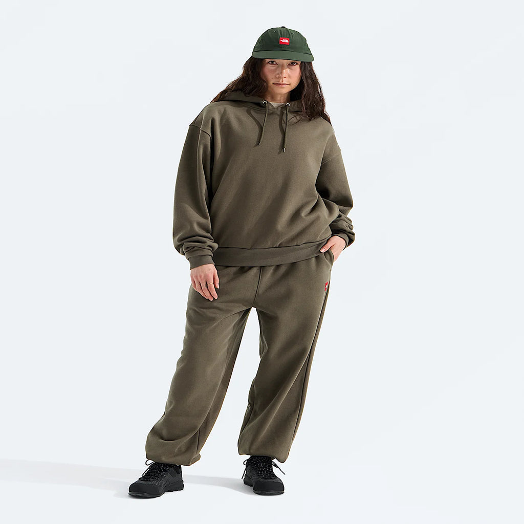 Unisex Graphic Pullover Hoodie - Taupe Green