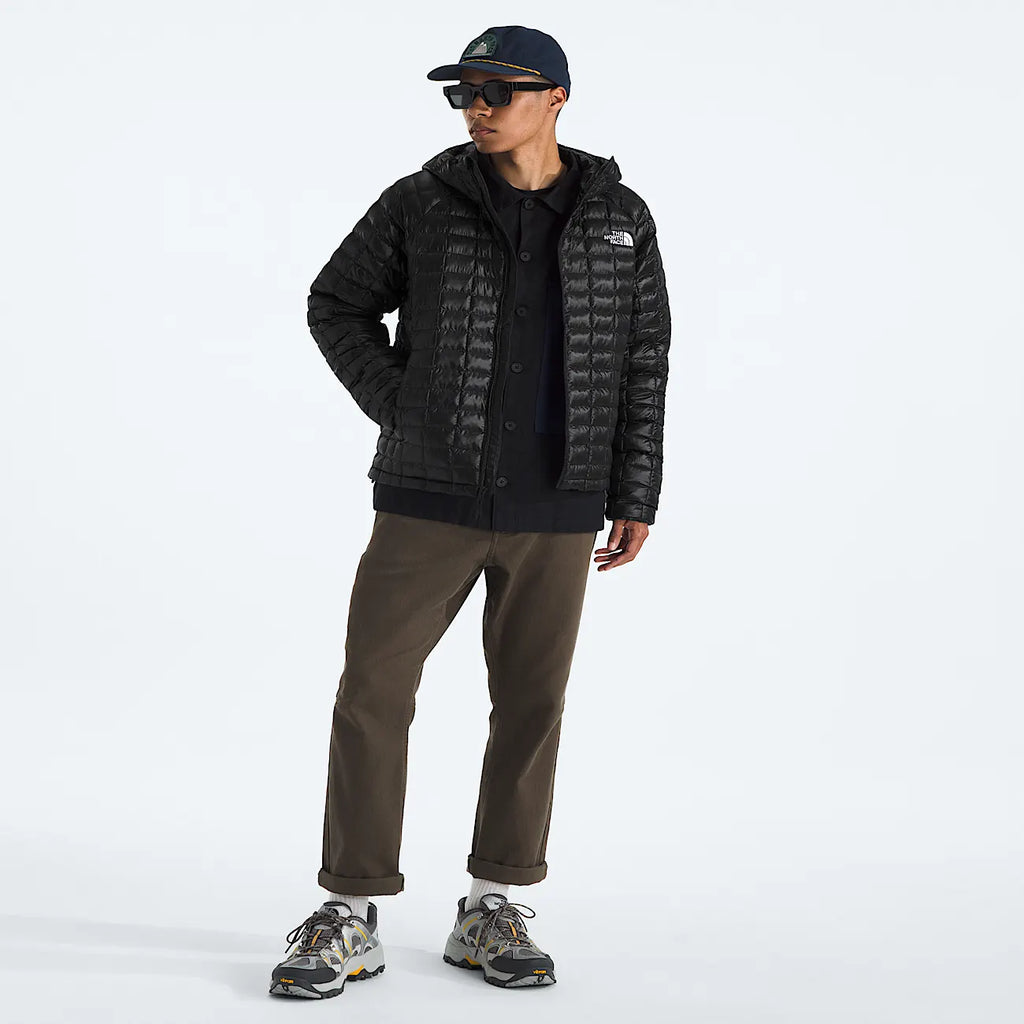 Men's Hooded Insulated Jacket - Black