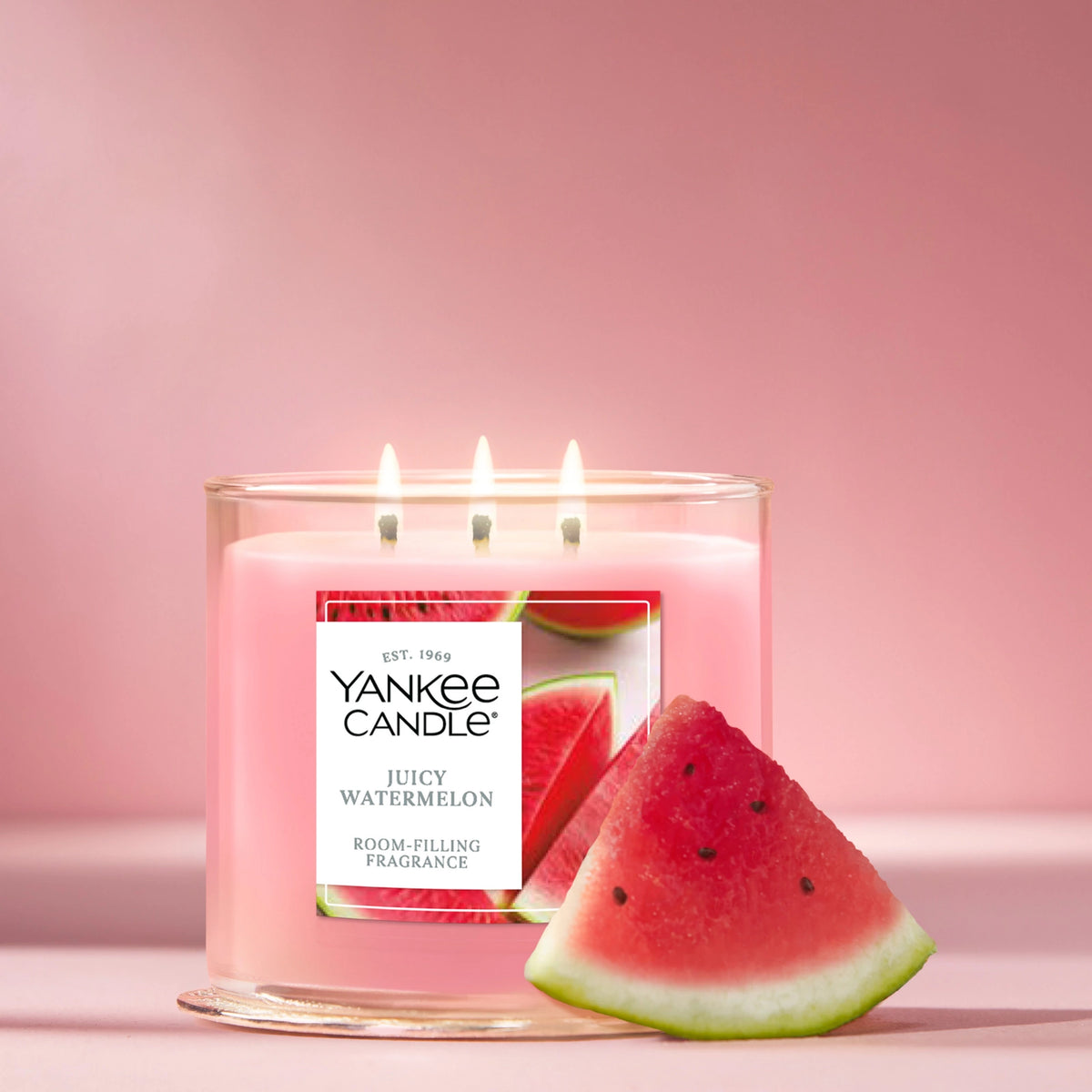 Three-Wick Candle - Juicy Watermelon