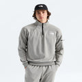 Men's Quarter-Zip Fleece Pullover - Stone