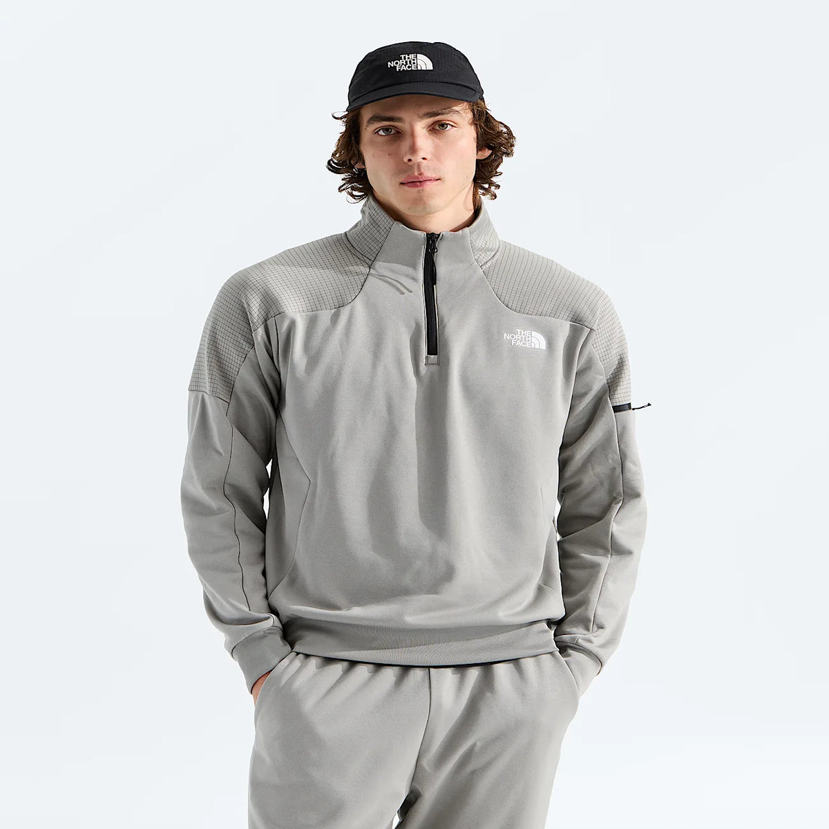 Men's Quarter-Zip Fleece Pullover - Stone