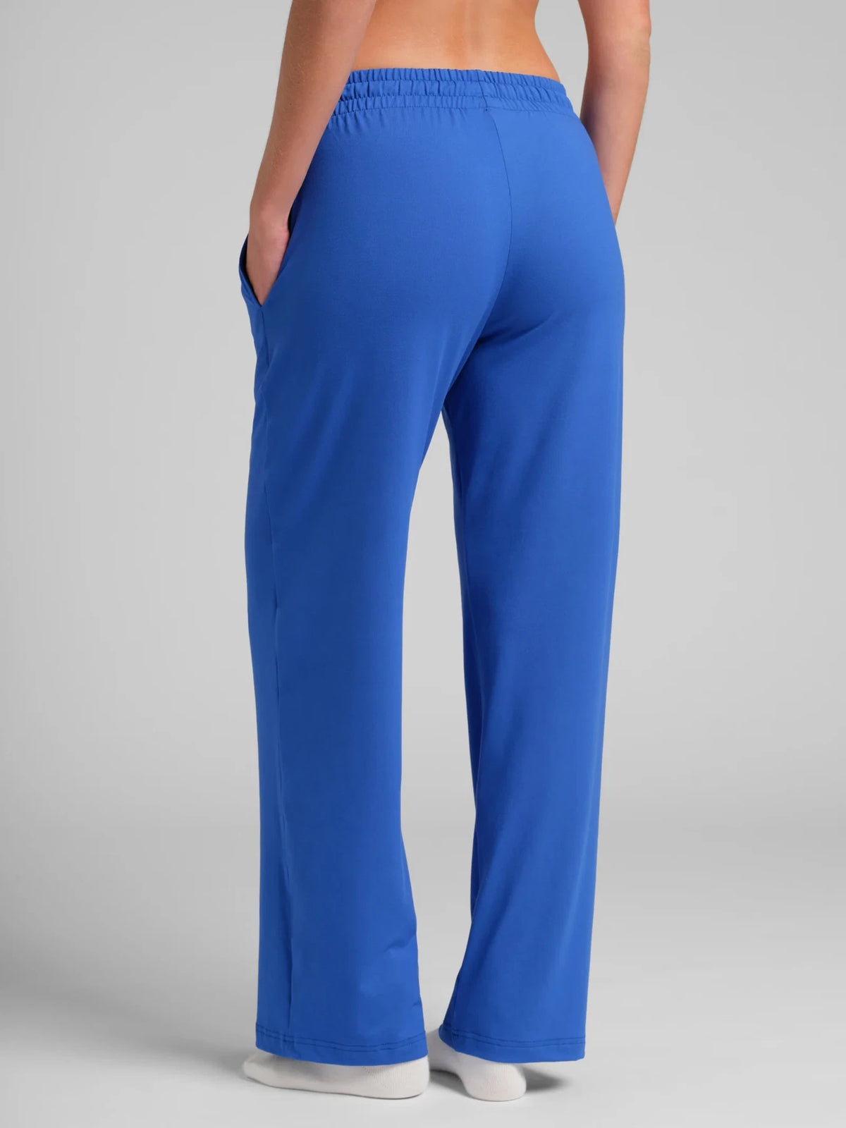 Jersey Straight-Leg Lounge Pants - Black