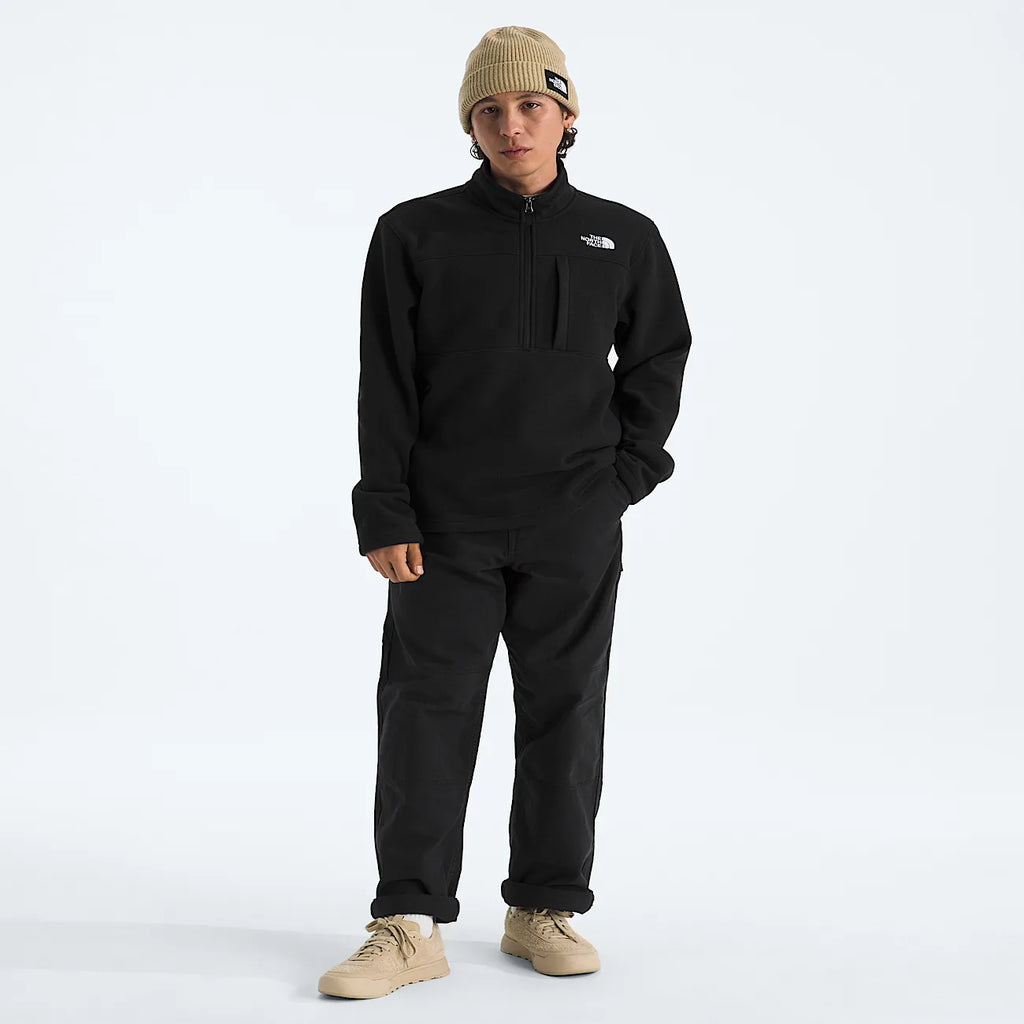 Men's Quarter-Zip Fleece Pullover - Black