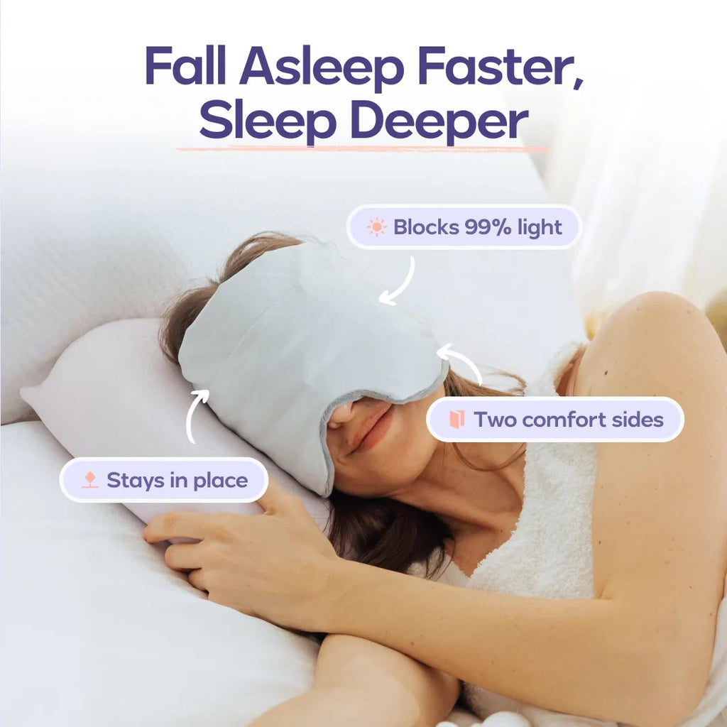 Cooling Comforter, 2 Pillows and Eye Mask Set