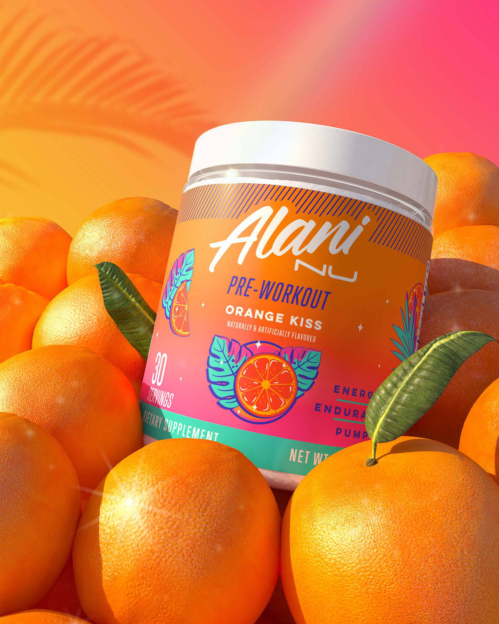 Sugar-Free Pre-Workout Powder - Orange
