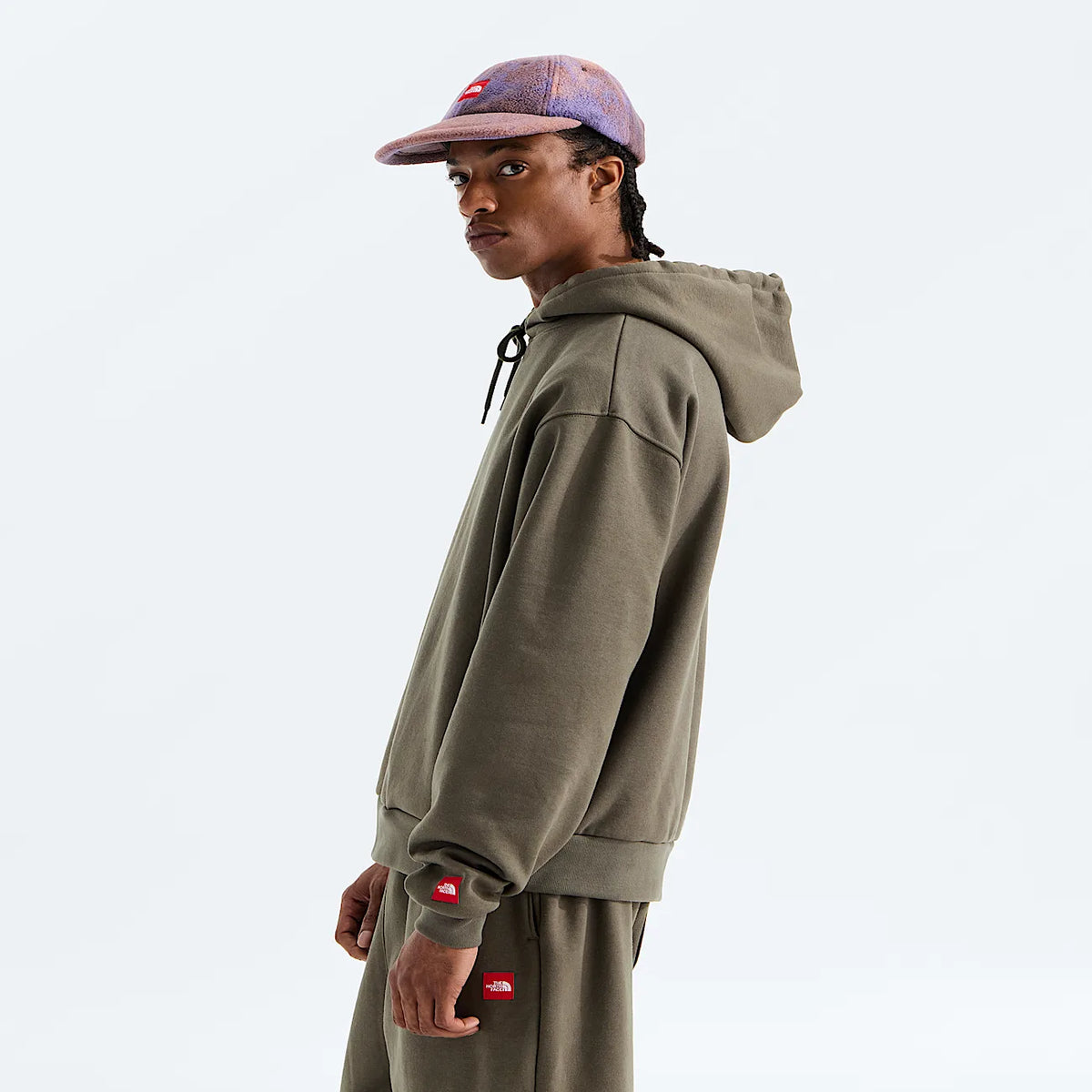 Unisex Graphic Pullover Hoodie - Taupe Green