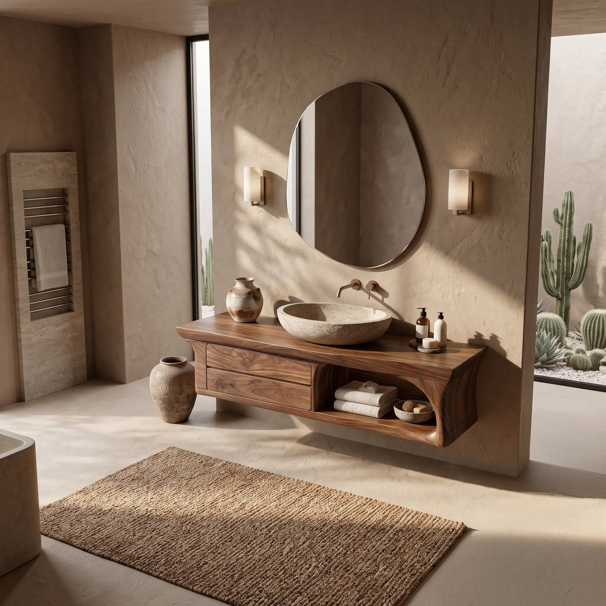Luxury Floating Bathroom Vanity With Drawers For Contemporary Homes
