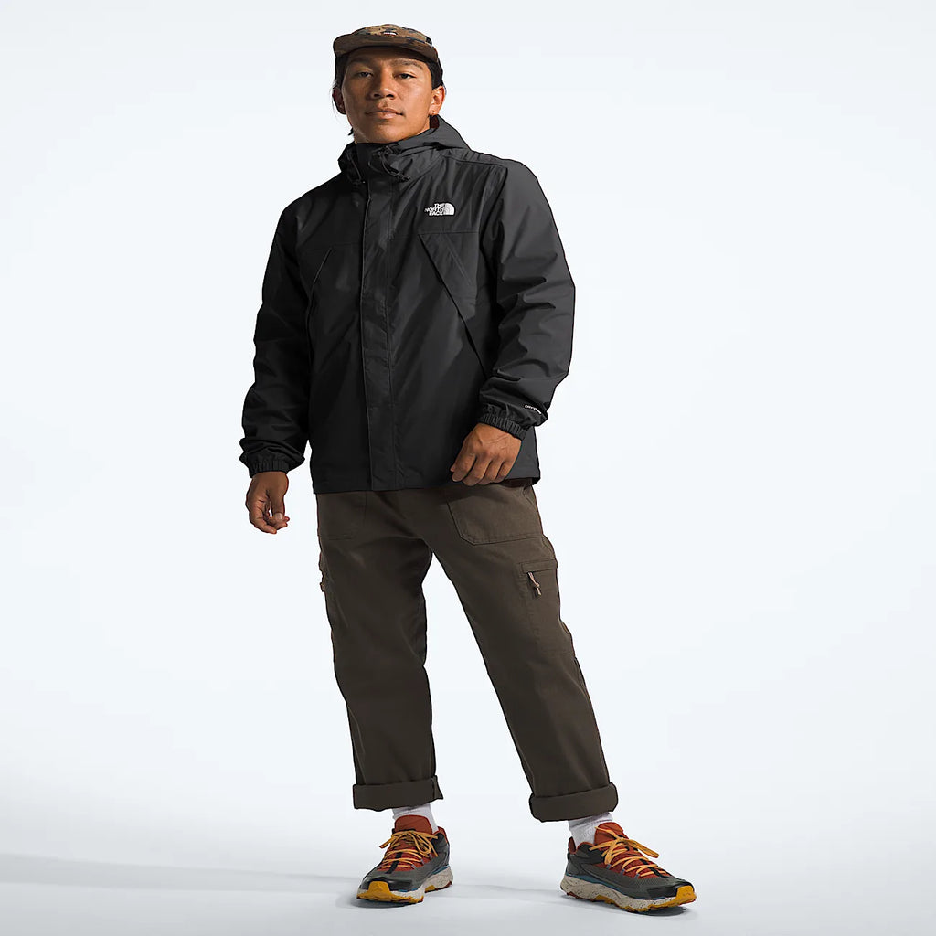 Men's Waterproof Rain Jacket - Black