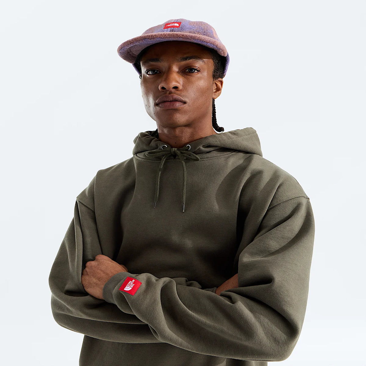 Unisex Graphic Pullover Hoodie - Taupe Green