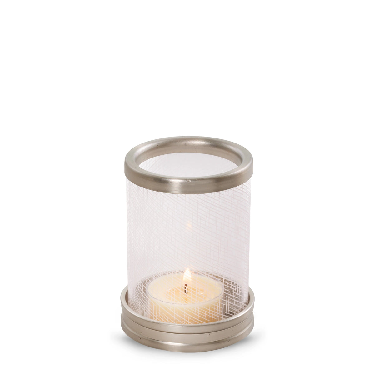 Silver Tea Light Candle Holder