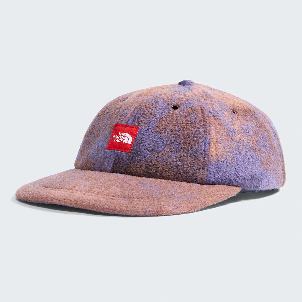 Fleece Cap - Plum Print
