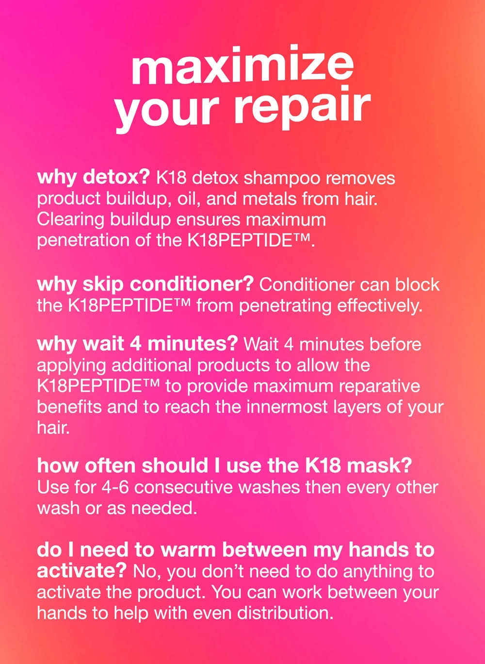 Jumbo Leave-In Repair Hair Mask - 100 mL