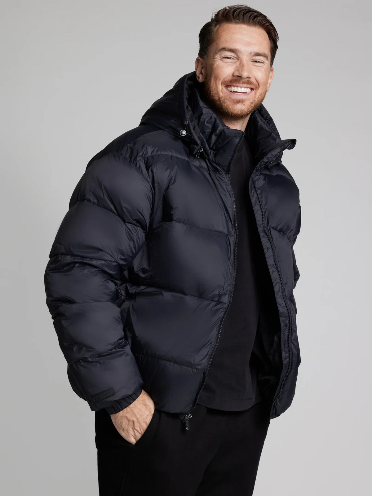 Puffer Jacket - Black