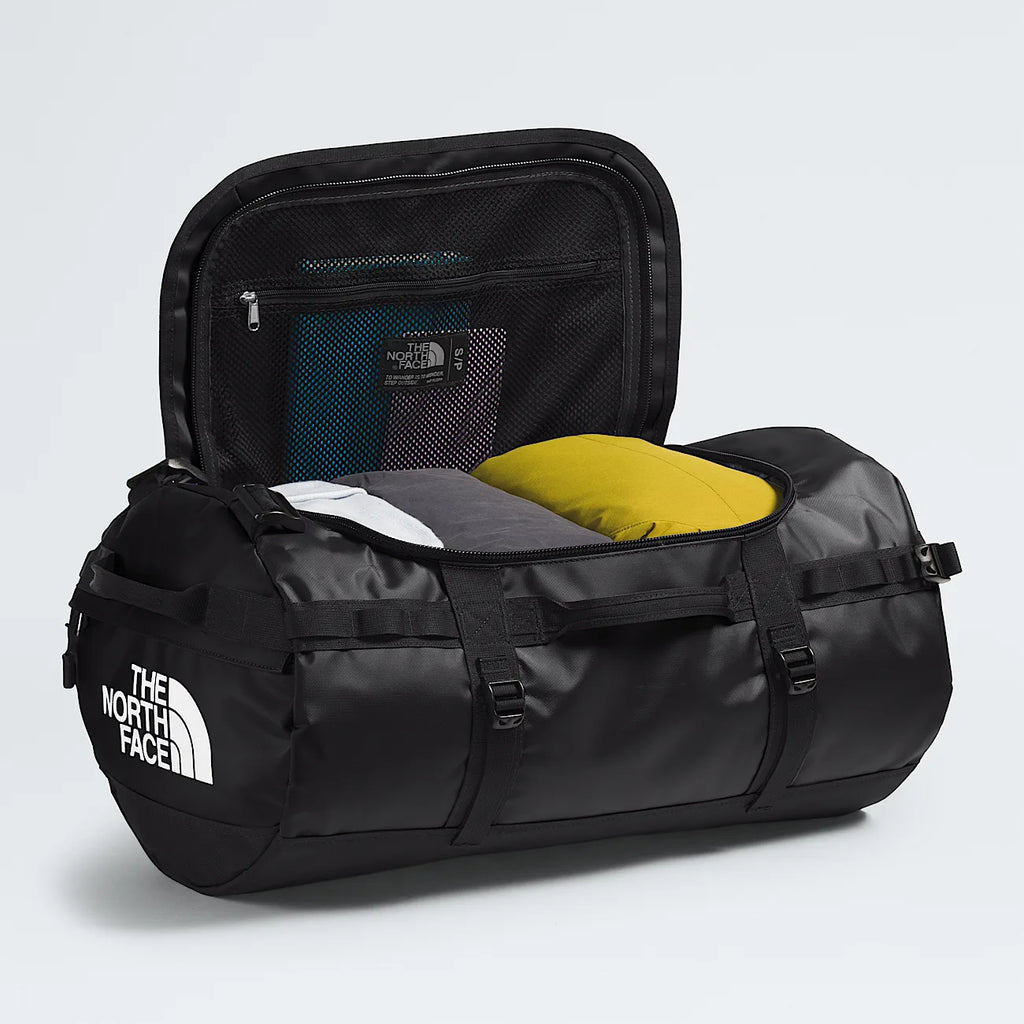 Small Travel Duffel Bag - Black and White