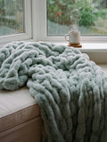 Oversized Blanket - Navy - Sea Glass