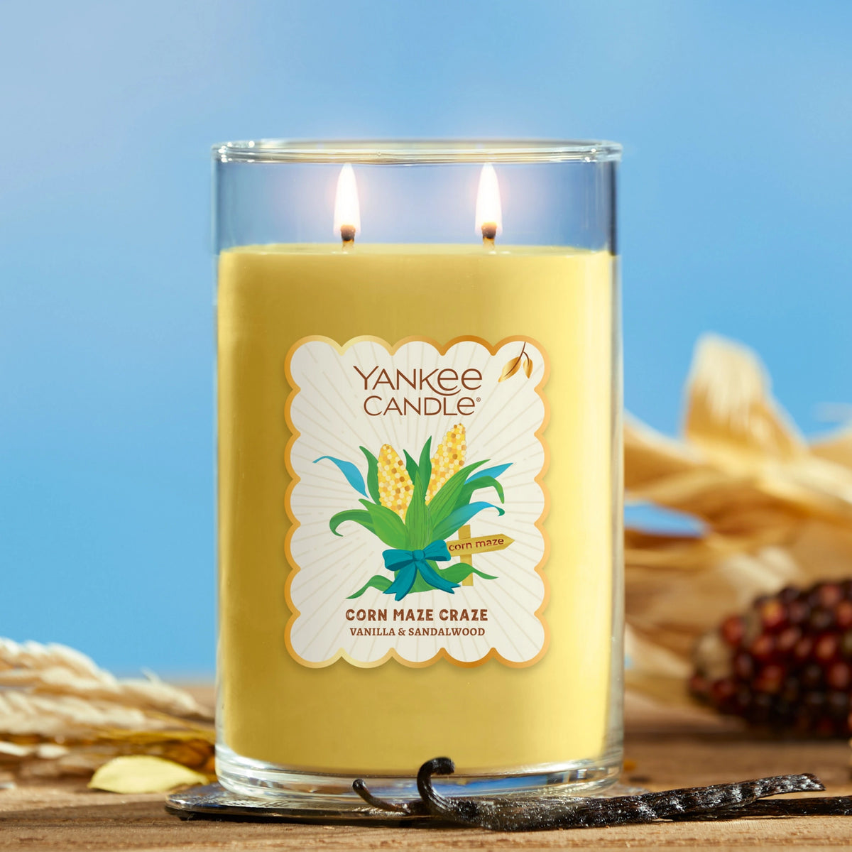 Large Tumbler Candle - Fresh Cornfield