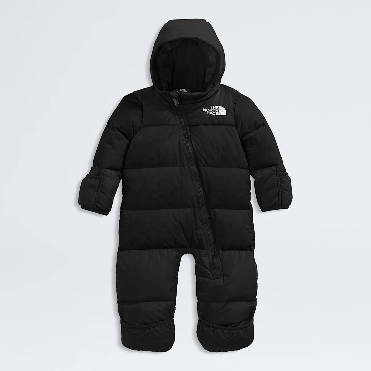 Baby Insulated Puffer One-Piece - Black