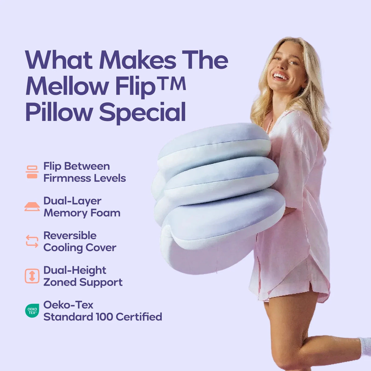 Reversible Bed Pillow