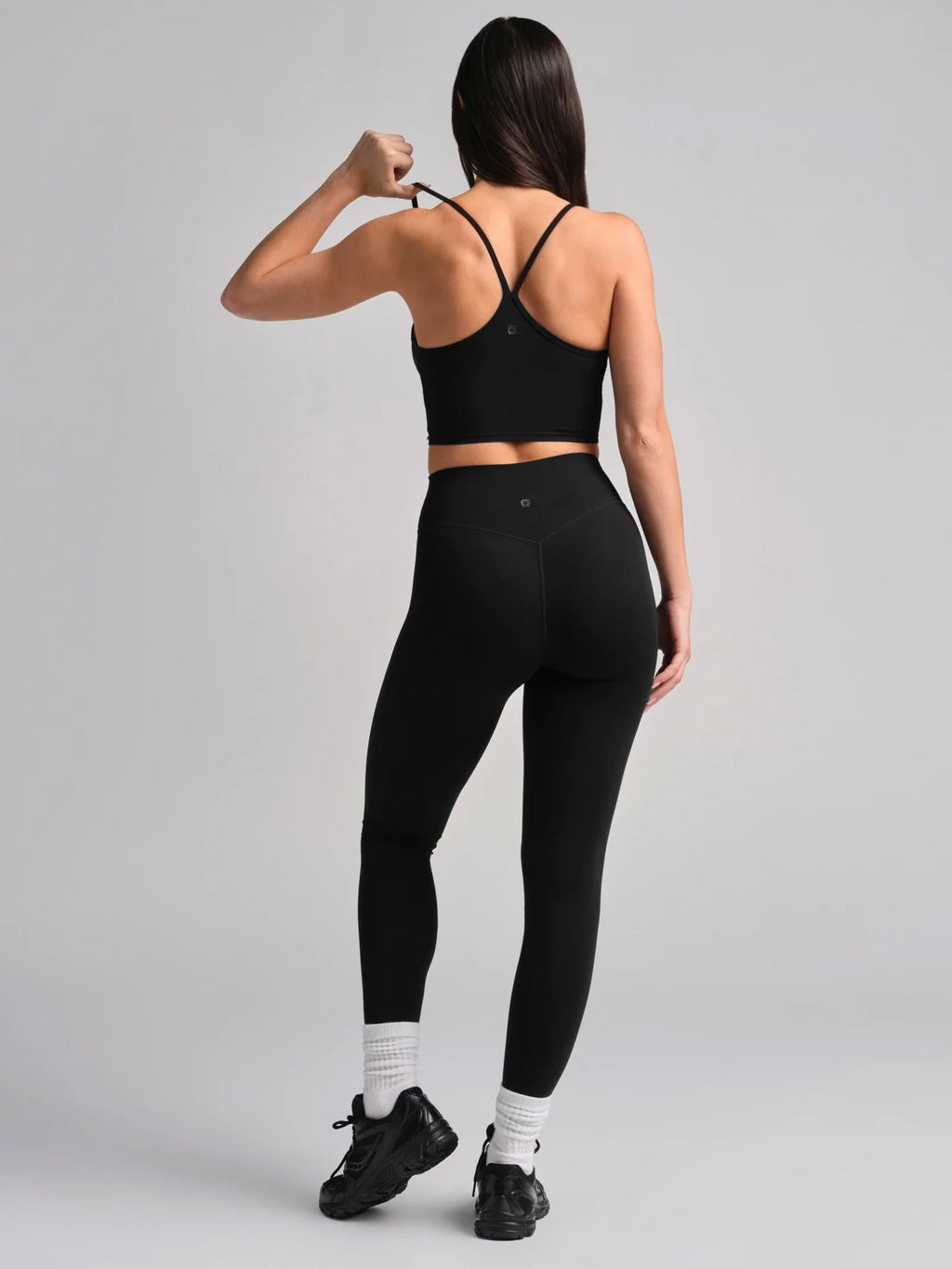 High-Waist Leggings - Black