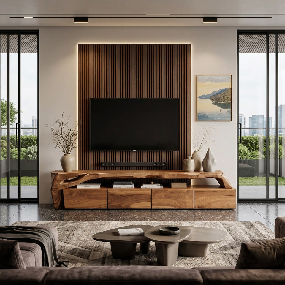 Modern TV Stand With Storage For Living Room