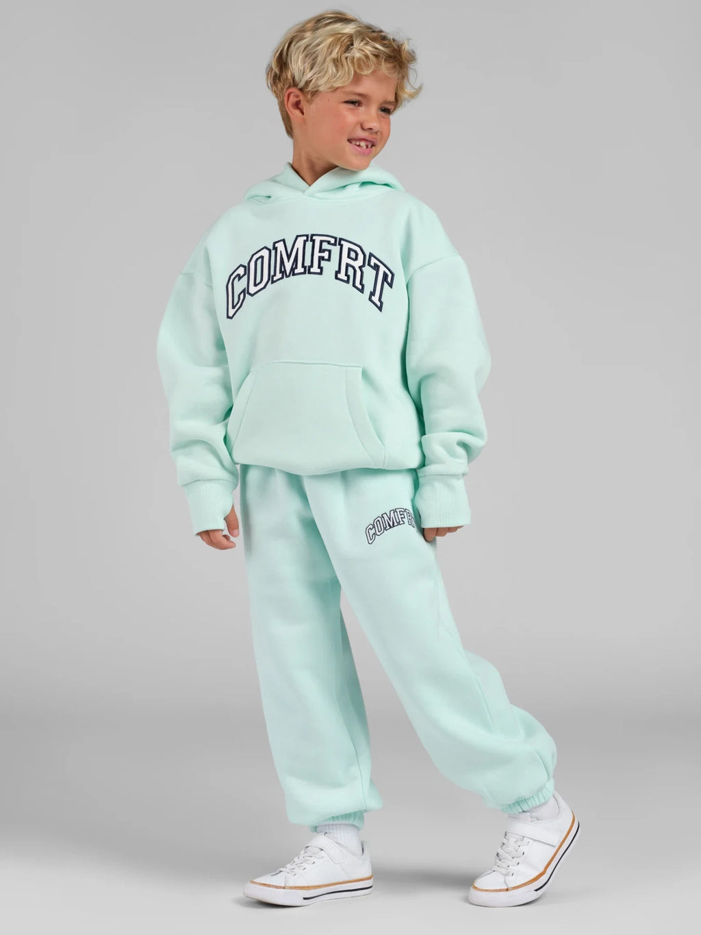 Kids Logo Sweatpants - Aqua Mist