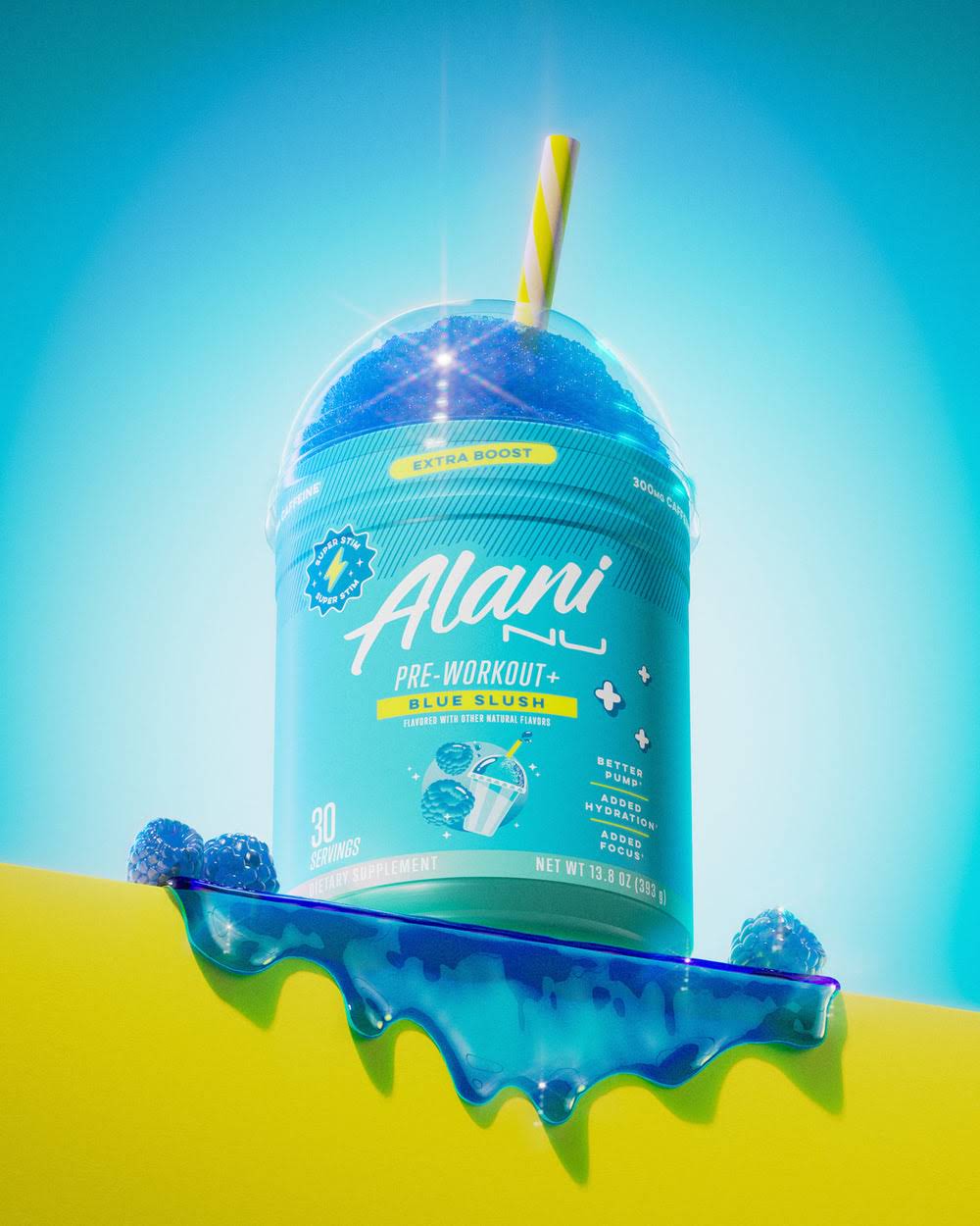Pre-Workout Powder - Blue Raspberry