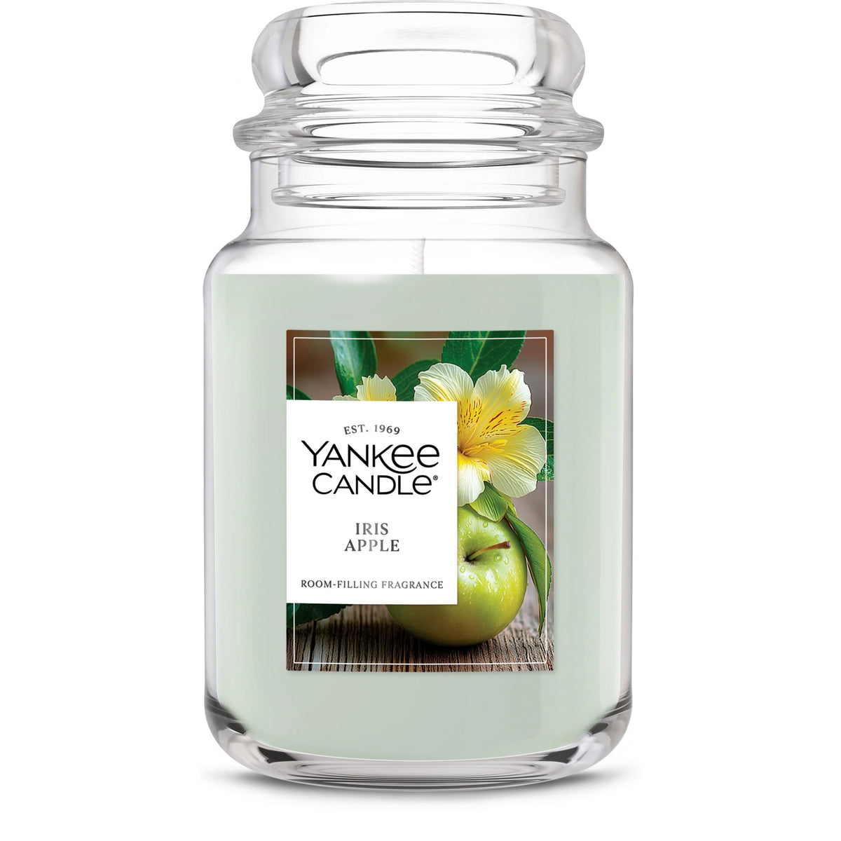Large Jar Scented Candle - Iris Apple