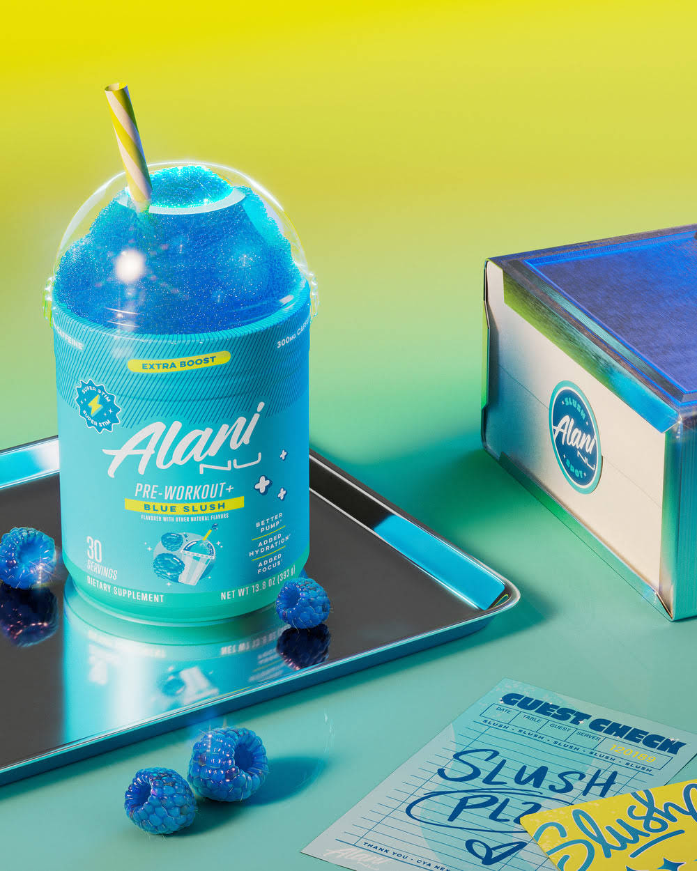 Pre-Workout Powder - Blue Raspberry