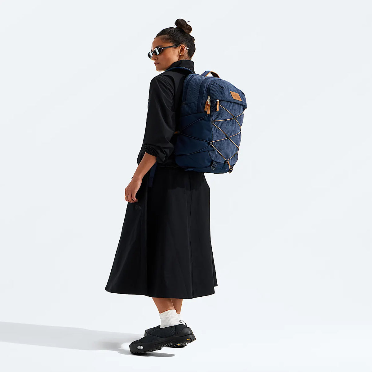 Everyday Backpack - Navy/Brown