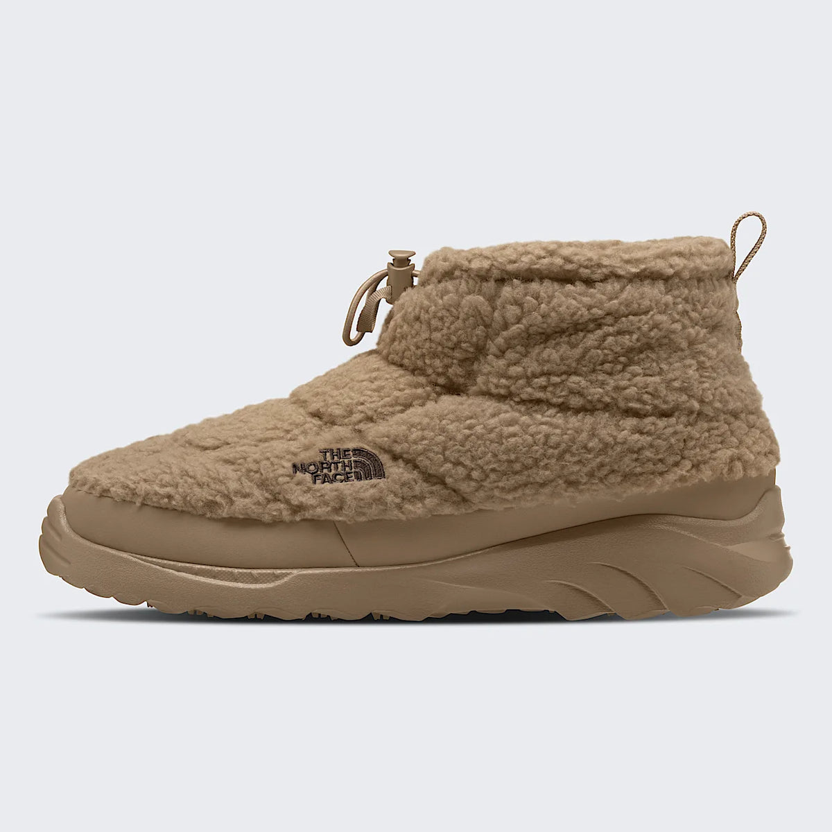 Fleece Chukka Slipper Boots - Brown