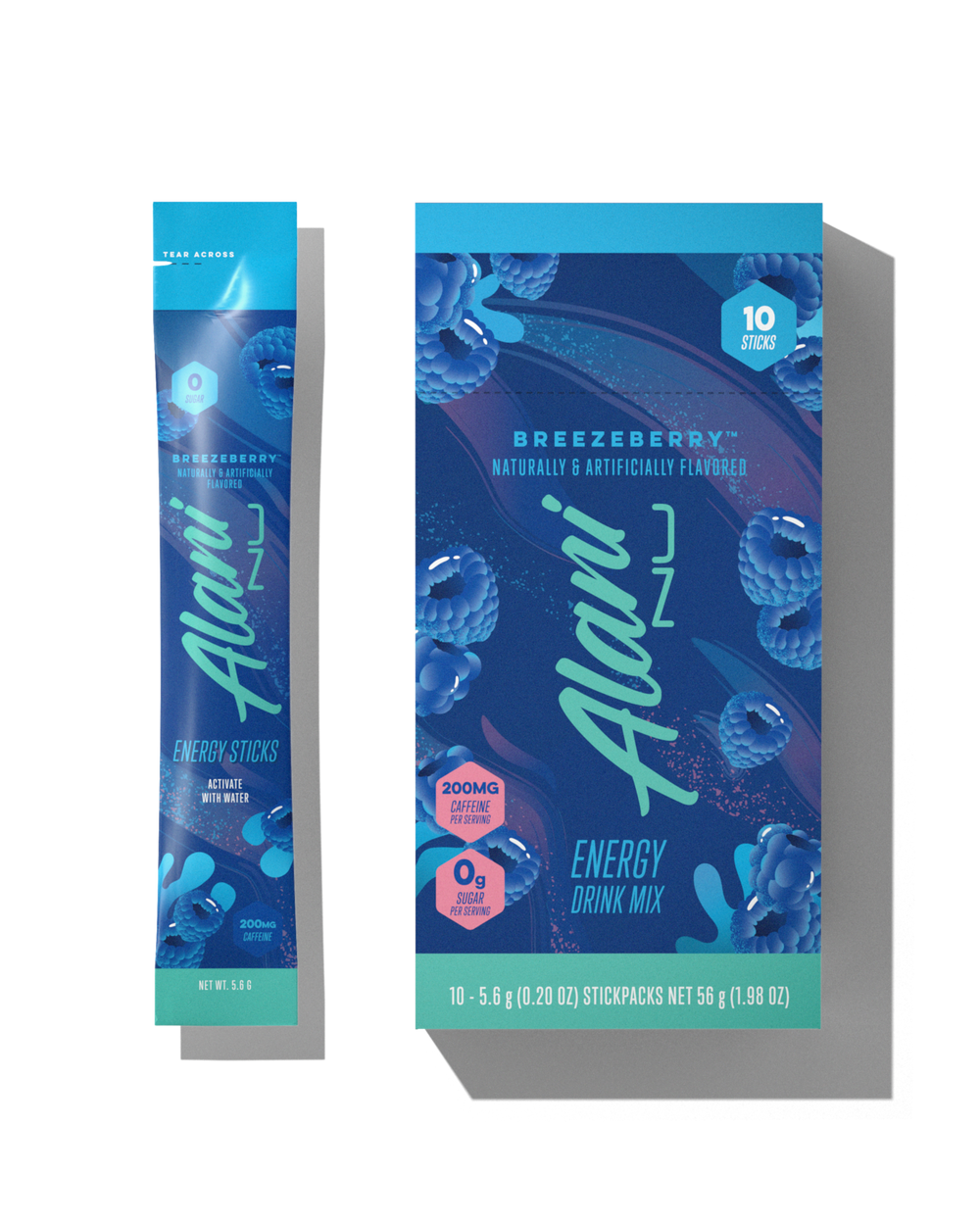 Energy Drink Mix Sticks - Breezeberry