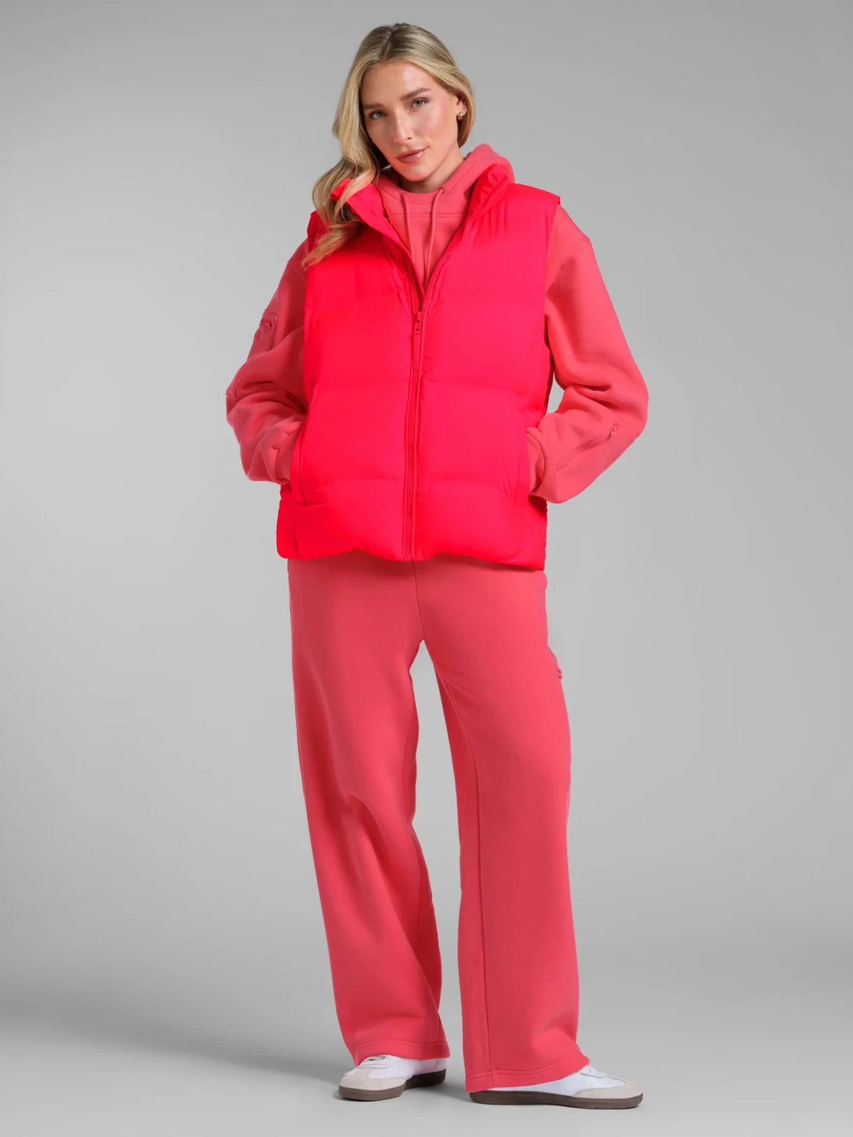 Puffer Vest - Pink