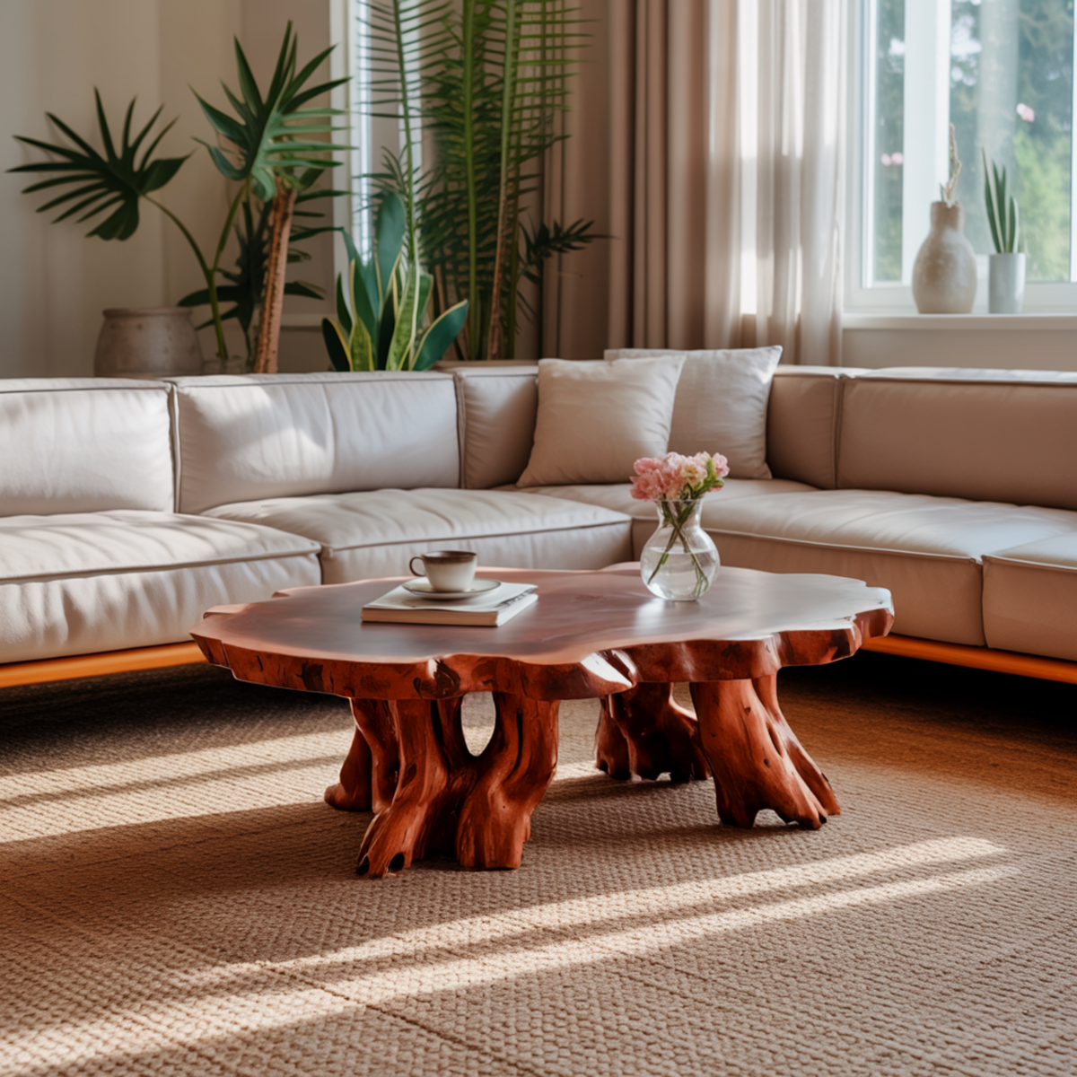 Narra Root-Form Handcrafted Coffee Table