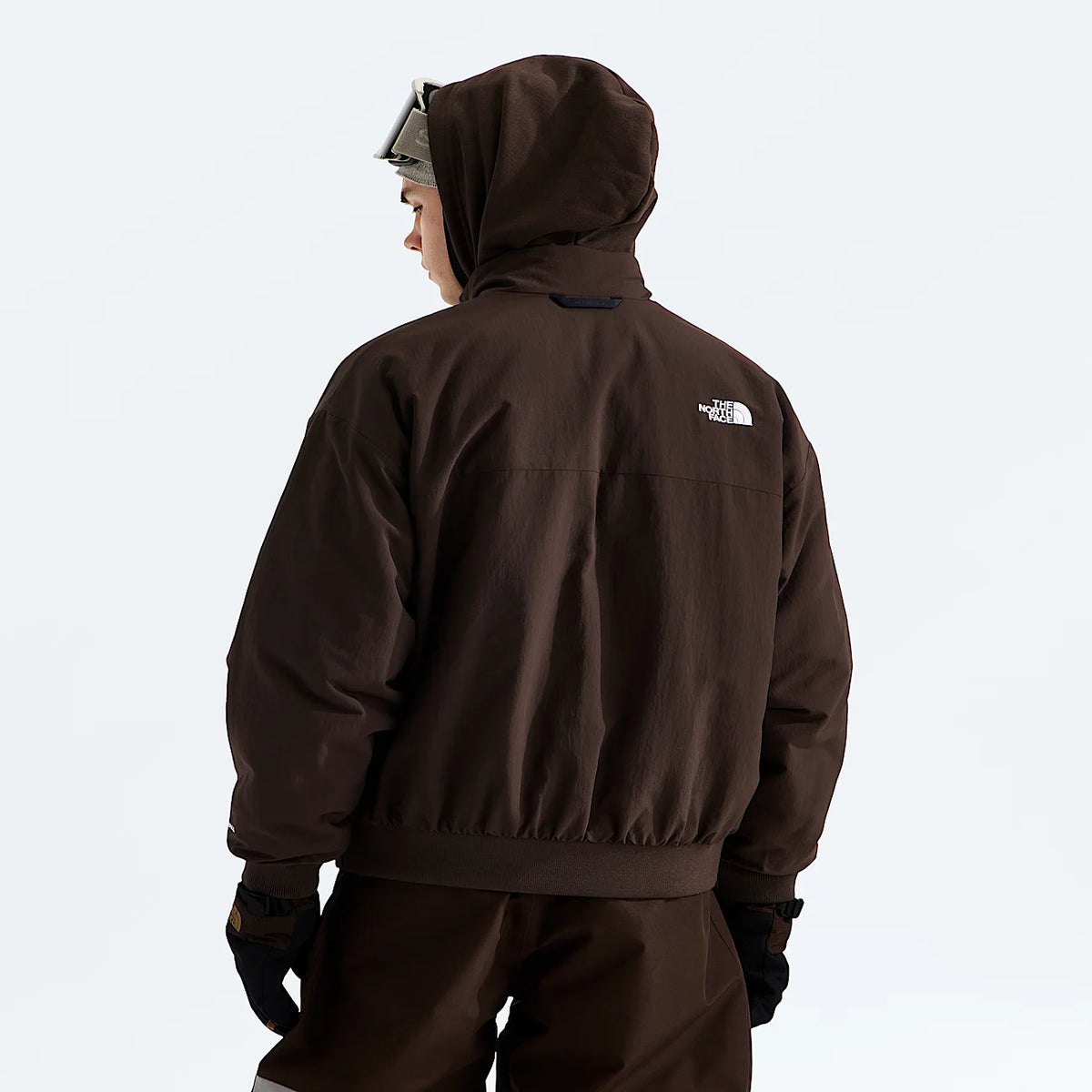 Reversible Bomber Jacket - Brown