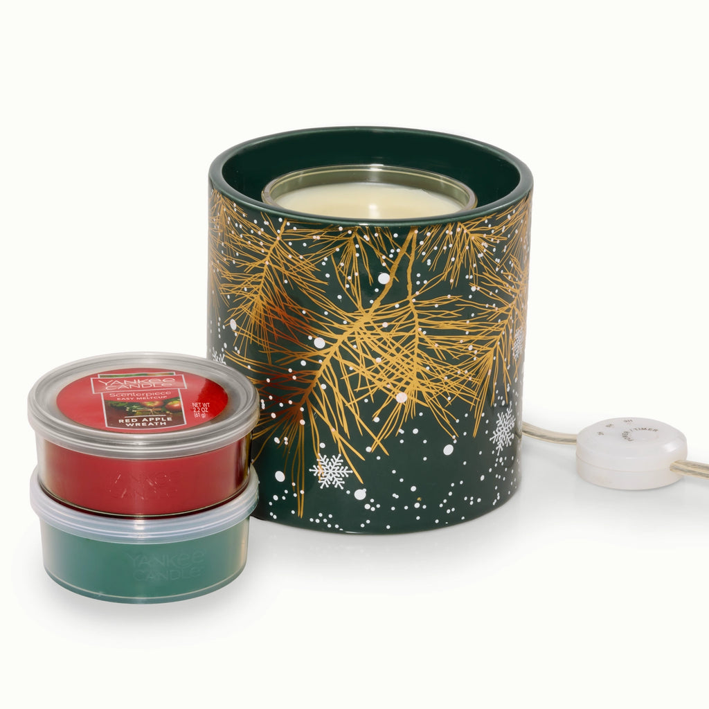 Gold Branch Pattern Wax Melt Warmer