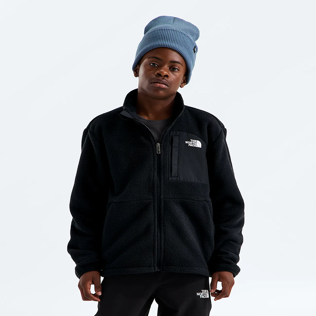 Boys' Full-Zip Fleece Jacket - Black
