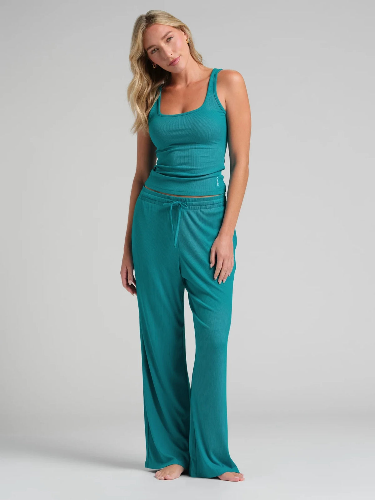 Ribbed Contour Lounge Pants - Allure