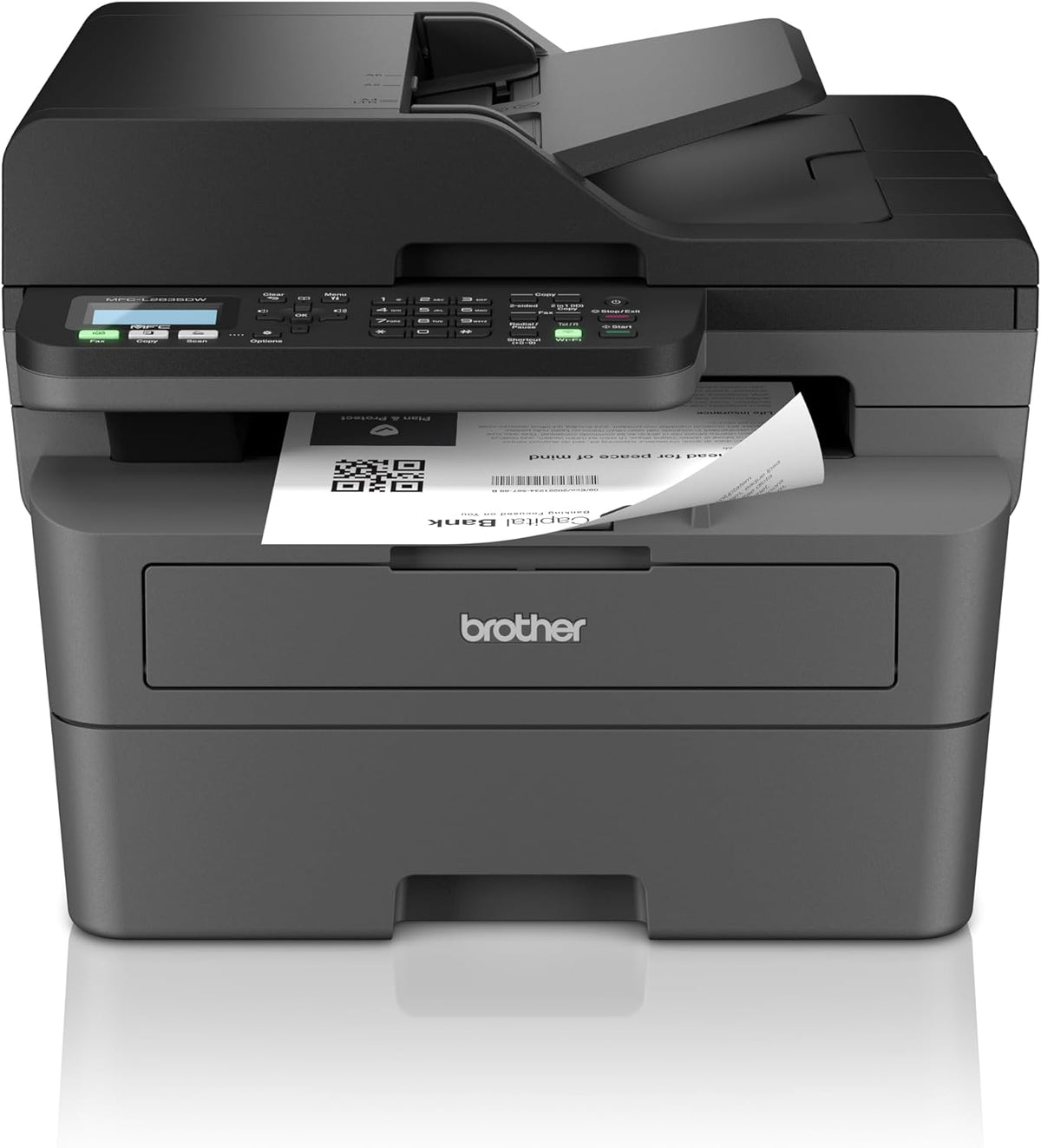 Brother Monochrome 4-In-1 Laser Printer, 32 Pages Per Minute, Wi-Fi An ...