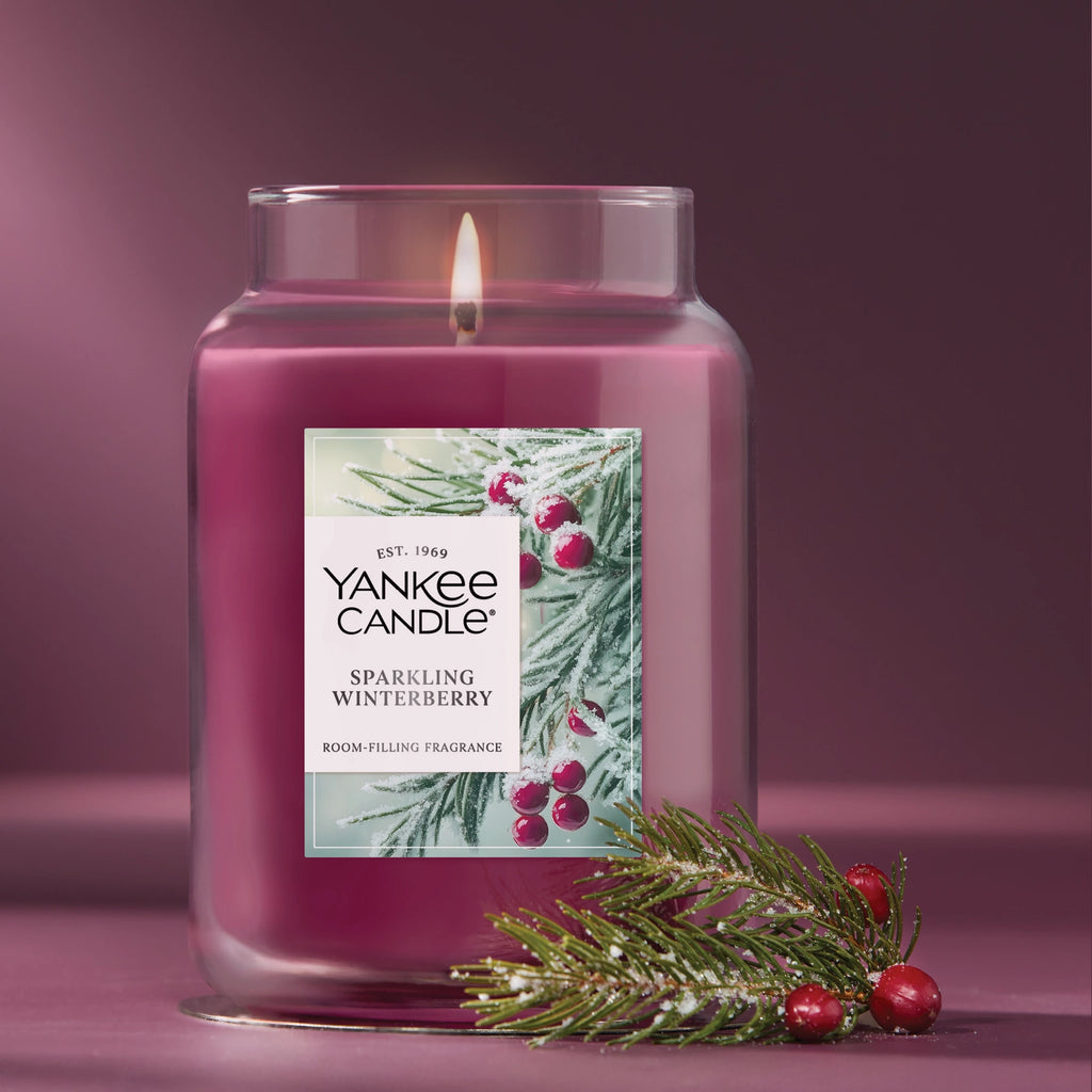 Large Fresh Berry Jar Candle
