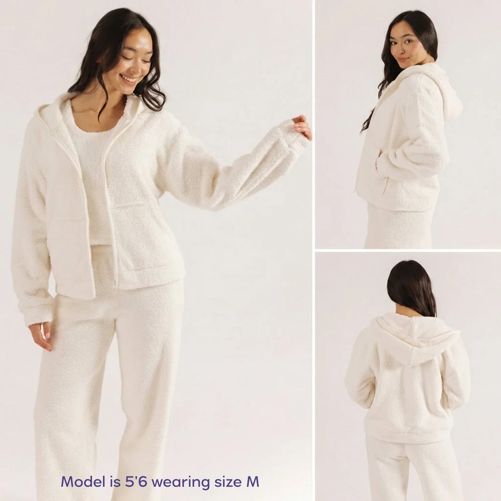 Zip-Up Hoodie - Lavender
