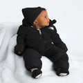 Baby Insulated Puffer One-Piece - Black