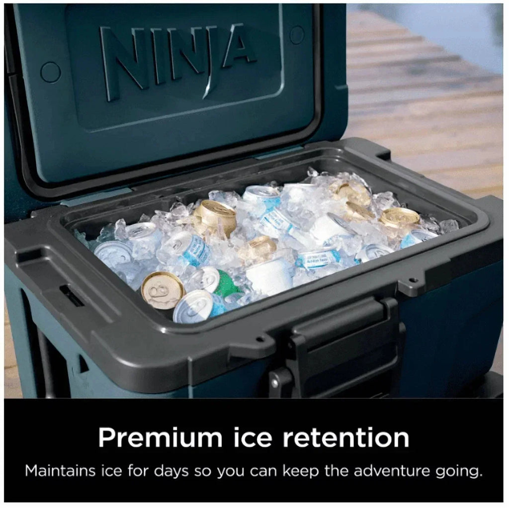 Ninja FrostVault 45QT Wheeled Cooler With Dry Storage Drawer - Ocean Blue - FB245AOB