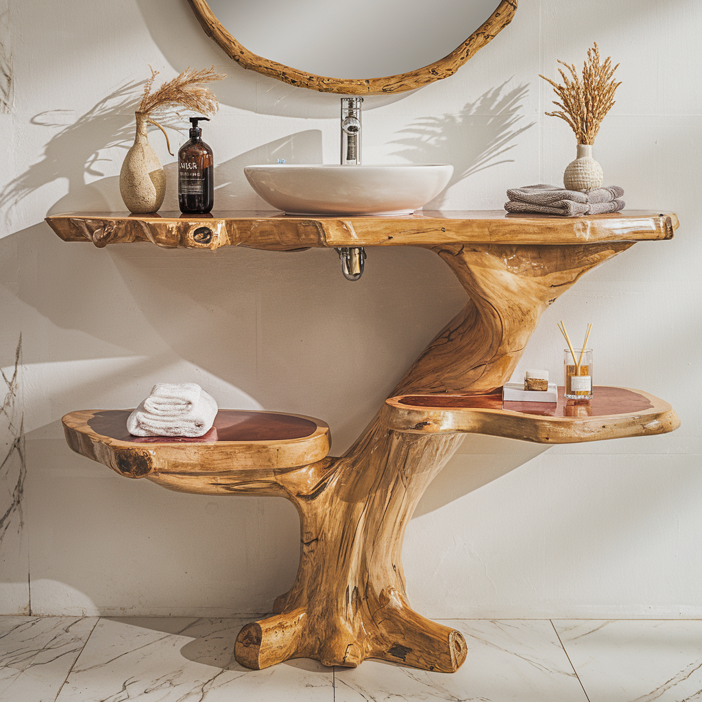 Handcrafted Floating Bathroom Vanity